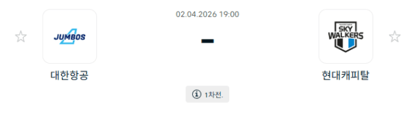 V-리그 여자부 경기 분석: 대한항공 점보스 vs 현대캐피탈 스카이워커스 승부 예측